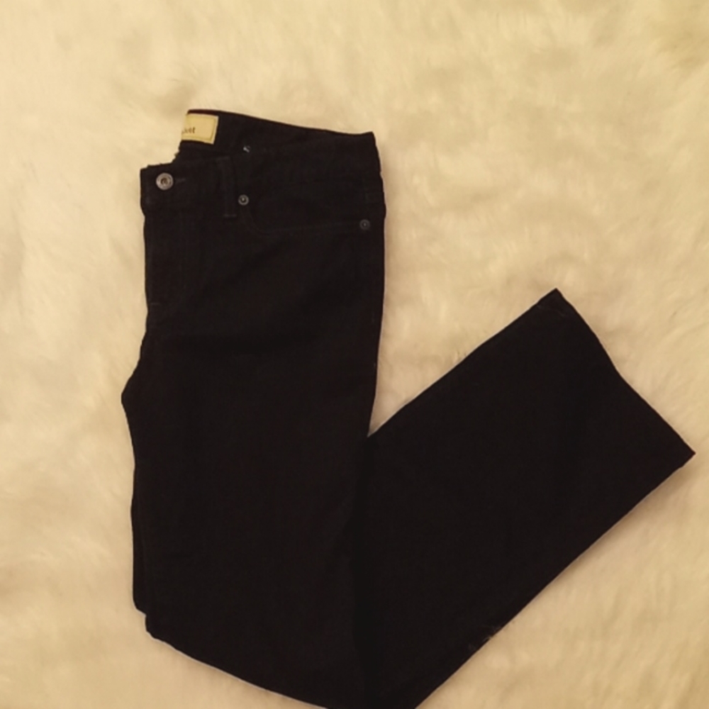 Ann Taylor Loft Slim Boot Women's Dark Denim Jeans Sz 8